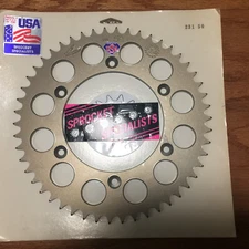 ATK 250 406 1995-1996 Rear Sprocket Aluminum Titan Tough 50 Tooth
