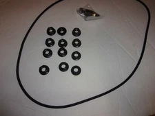 HMMWV 12 BOLT TIRE RIM ORING WITH 12 FLANGE NUTS AND VALVE STEM