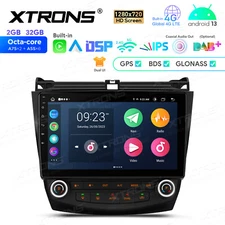 For Honda Accord 2003-2007 Car Stereo Radio CarPlay Android 14 GPS Navi 8Core 4G