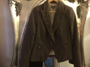 Mexx size 12 dark green military style jacket quirky new | eBay