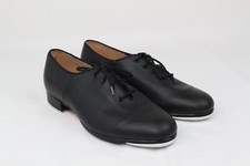  OBO BLOCH Jazz Tap Men  s Shoes Black Leather Upper/sole Lace up / Size 8