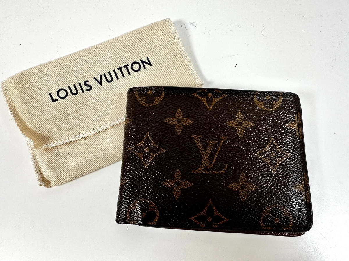 Louis Vuitton Mens Folding Wallets, Brown