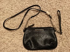Women's KATHY VAN ZEELAND Black Crossbody/Wristlet  