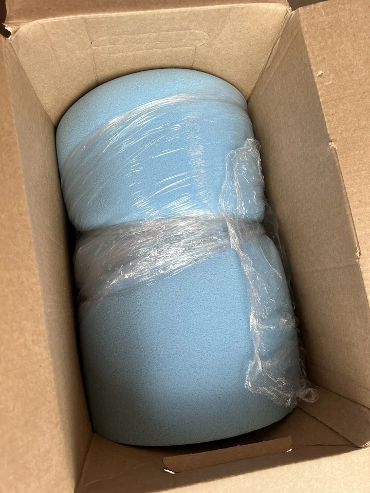 Mainstays 2'' Memory Foam Mattress Topper, Twin Size, Blue - Image 3 of 4