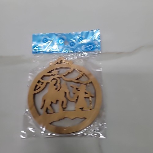 Beautiful Christmas Tree Decoration Wooden Holy Land Religeous - Picture 3 of 3