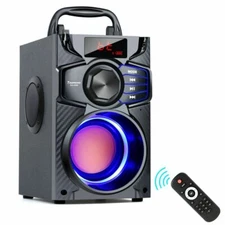 10w Bluetooth Portable Speaker Wireless Stereo Bass Big Party Subwoofer Column