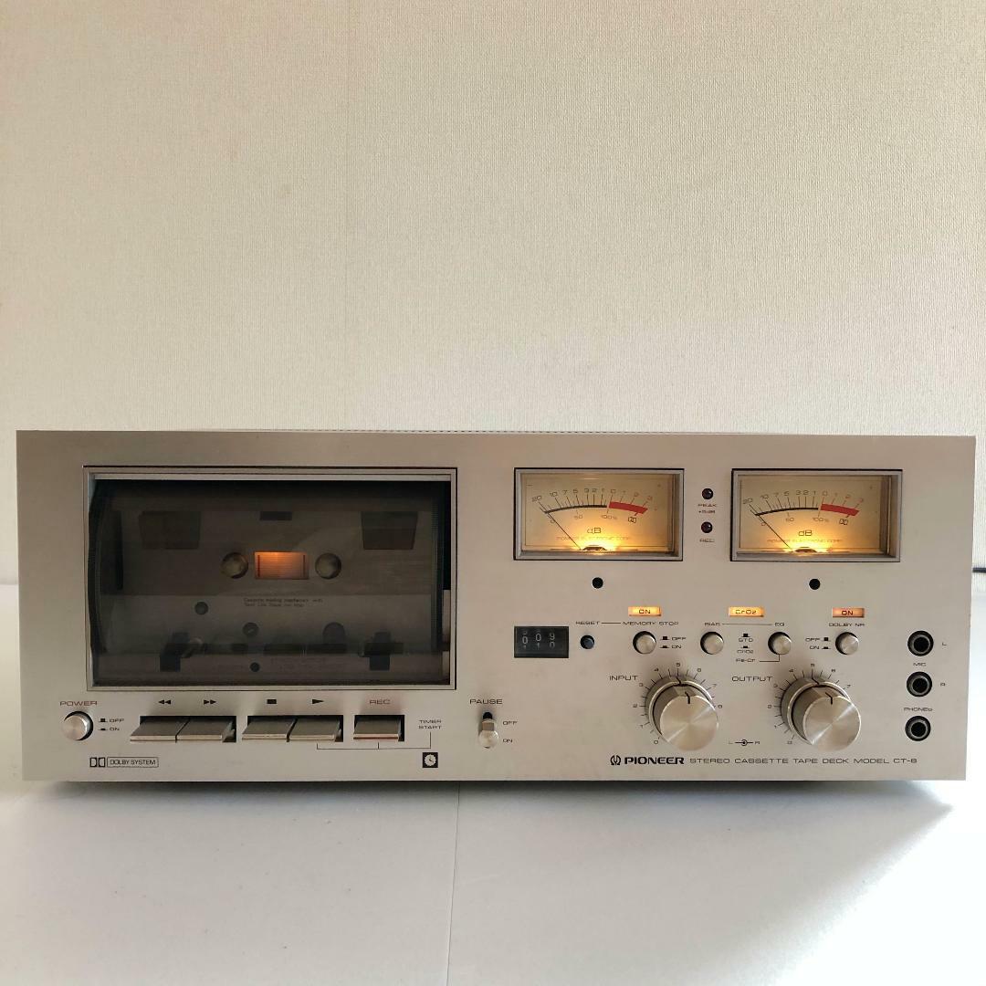 ジャンク　PIONEER CT-8 カセットデッキ Pioneer Cassette Deck Ct-8 | eBay