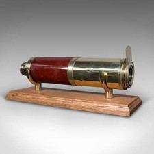 Antique 3 Draw Telescope, English, Terrestrial, Davis of London, Victorian, 1860