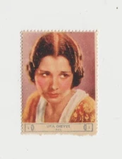 Lita Chevret 1932 National Screen Star Stamp - Clean Back - Film Star E5