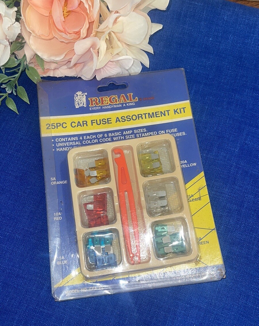 Regal CFA-25 25 PC Car Fuse Assortment Kit,-image