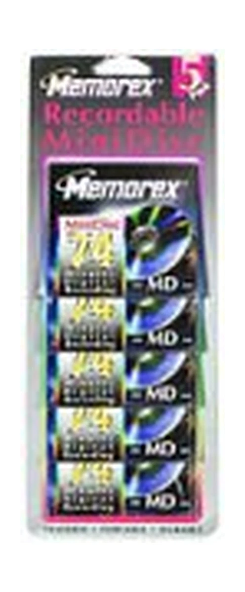 Memorex MD 74 Mini Disc (5-Pack) (Discontinued by Manufacturer) | eBay 