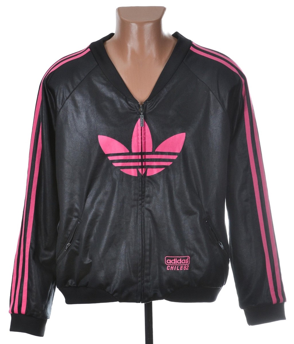 adidas CHILE62 ジャケット 黒 ピンク ※タイムセール Adidas CHILE62 ジャージ 上下 S 黒 ピンク チリ62 - メルカリ