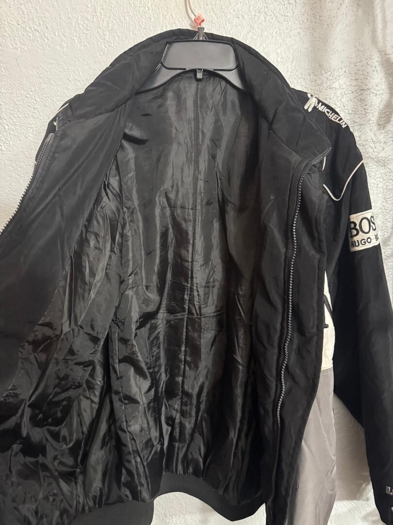 Mercedes Benz McLaren ジャケット グレー/ブラック Vintage Grey Mercedes-Benz/McLaren Jacket – JACKET HAVEN