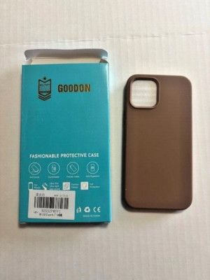 iPhone 12/12 Pro Fashionable Protective Case Brown