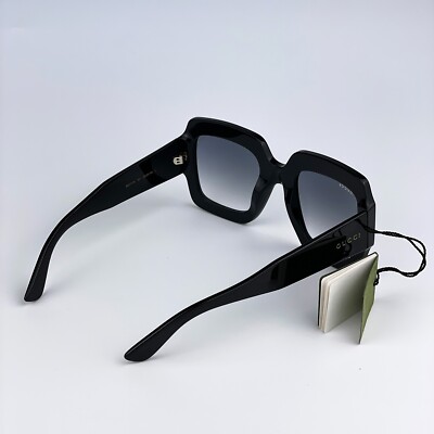 Gucci Women Sunglasses Black Grey Gradient Square GG1111S  display picture 3