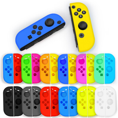 Für Nintendo Switch / OLED NS Joy-Con Controller Silikon Cover Schutzhülle Hülle