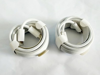 2x Apple Ladekabel USB-C auf USB-C Original Entnommen 2M Kabel iPhone 15 16 Pro