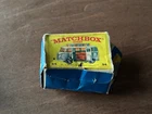 VINTAGE 1960'S LESNEY DIECAST METAL MATCHBOX CAR BOX ONLY VOLKSWAGEN CAMPER 34