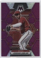 2023 Panini Chronicles Mosaic Purple Mojo Prizm 35/50 Jordan Lawlar #3 0w3