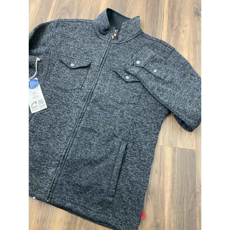 NEW Men Mountain Khakis Old Faithful full zip-up flannel sweater jacket, L - Image 2 of 4