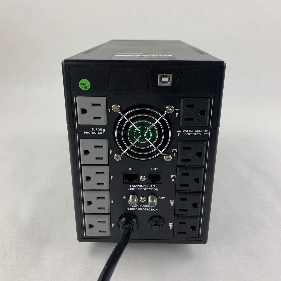 Tripp Lite SMART1500LCDT 1500VA 900W Battery Outlet Tested Reset - Image 4 of 4