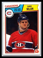 1983-84 O-Pee-Chee  #194 Chris Nilan ROOKIE RC Montreal Canadiens