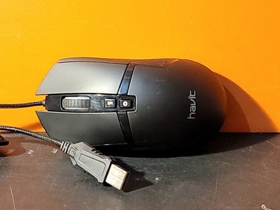 Havit MS885 USB Wired Computer PC Gaming Gamer Mouse ~ Tested & Works 