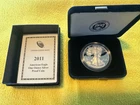 2011 W American Eagle One Ounce Silver Proof Coin w/Box and COA
