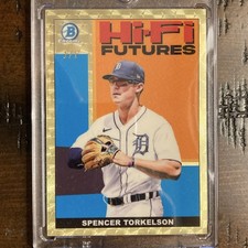 2022 Topps Bowman Chrome 1/1 Superfractor Hi-Fi Futures Spencer Torkelson