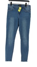 Vero Moda Women's Jeans W 32 in Blue Polyester with Elastane Skinny