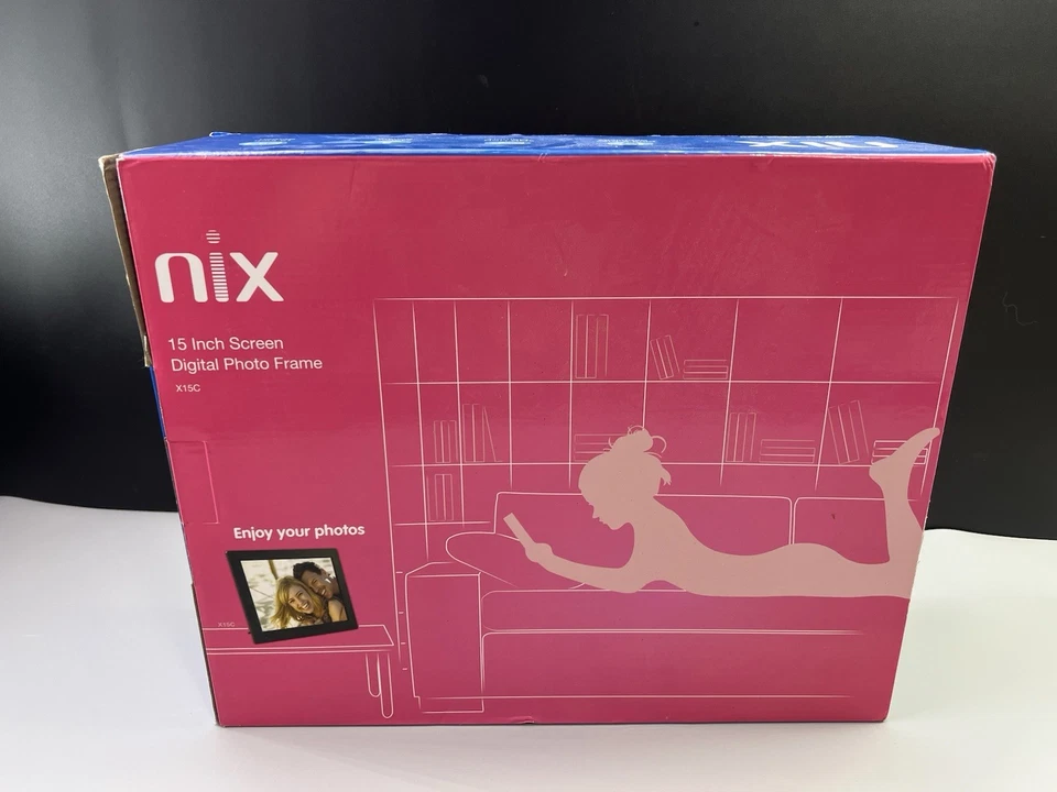 NIX X15C Digital 15" Photo Frame with Power Supply - Brand New - Free Shipping - Image 2 of 4