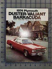 1974 Plymouth Brochure Original Duster Valiant Barracuda 1974 Plymouth Brochure Original Duster Valiant Barracuda