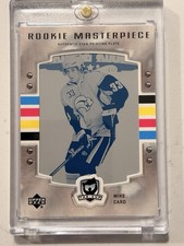2006-07 The Cup Mike Card Rookie Masterpiece True 1/1 Printing Plate Sabres. rookie card picture