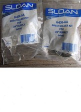  2  NEW PKG SLOAN H-636-AA SWEAT SOLDER KIT 3/4" URINAL