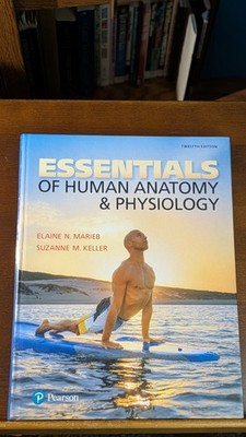 Essentials of Human Anatomy  Physiology (12th Edition) - Hardcover- GOOD
