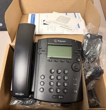 NEW Polycom VVX 311 Business Phone 6 Line PoE 2200-48350-001,  Power Supply