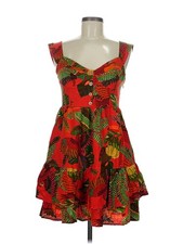FARM Rio Women Red Casual Dress M