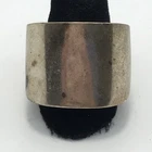 Vintage  Sterling  SIlver  Huge Modernest Bold Abstract Design   Ring sz 9
