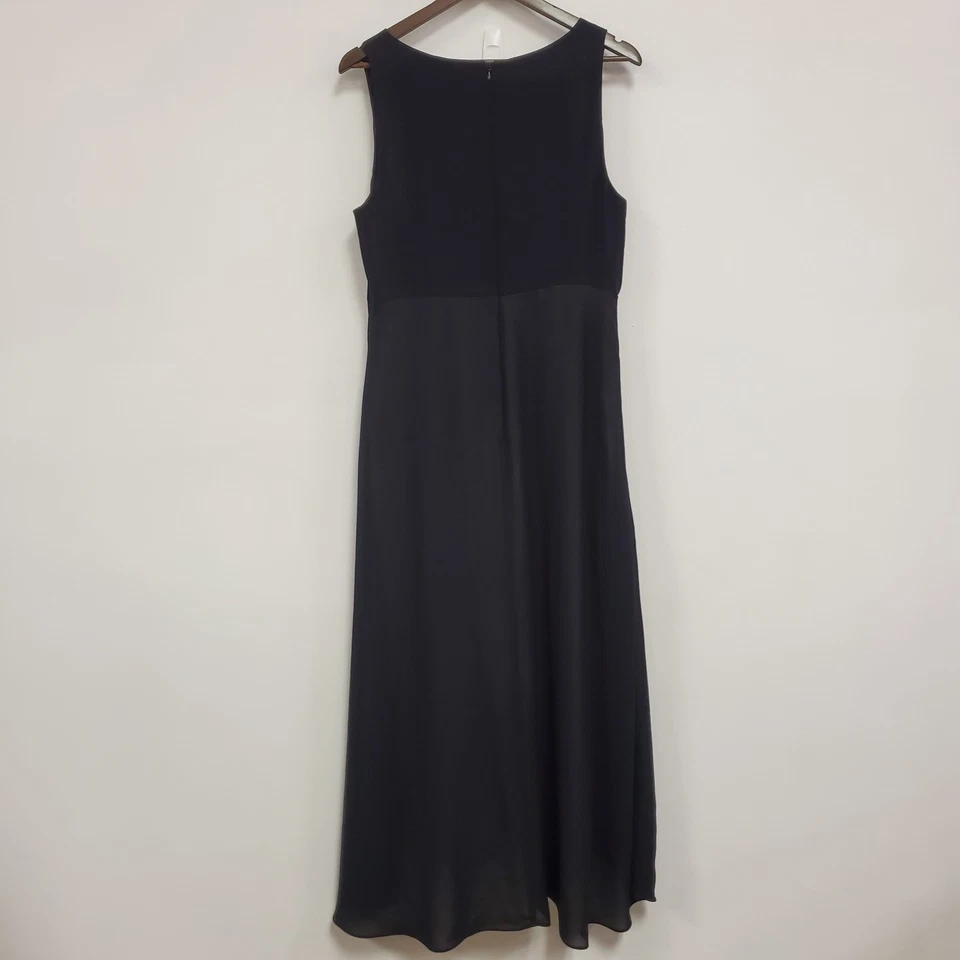 Adrianna Papell Womens Crepe Overlay Wide Leg Jumpsuit Size 12 Event Occasion - Image 3 of 4