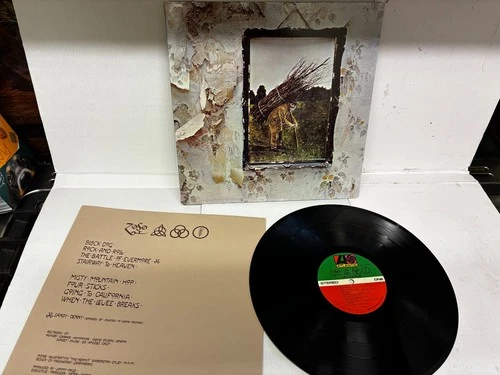 led zeppelin zoso vinyl lp ex condition re issue
