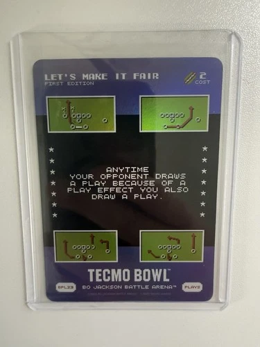Tecmo Bowl Bo Jackson Battle Arena Bonus Play BPL23 - Let\'s Make It Fair