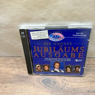 CD ZDF Hitparade Jubiläumsausgabe 2CD Schlager Album Musik Music Hits