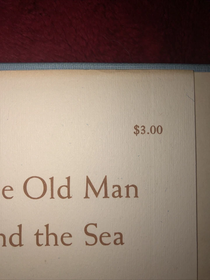 The Old Man and The Sea. 1952. First Print/Edition “ A’ and Colophon, Mint  LOOK Foto 3 de 4