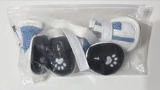 JW Pet Cat Dog Shoes Size XS Blue/White Hot Pavement Snow Rain For Stylish Pets