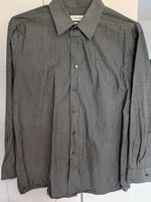 Man's Calvin Klein Grey Dress Shirt Slim Fit.