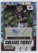 2021 Contenders Draft Picks Cracked Ice Ticket 11/23 KJ Costello #304 Auto 13c1