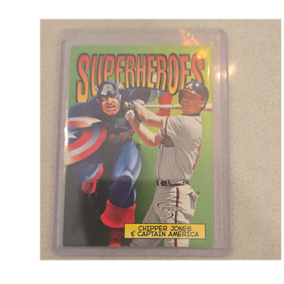 SkyBox 1998 Dugout Axcess Chipper Jones Superheroes #4 4/10 SH Braves