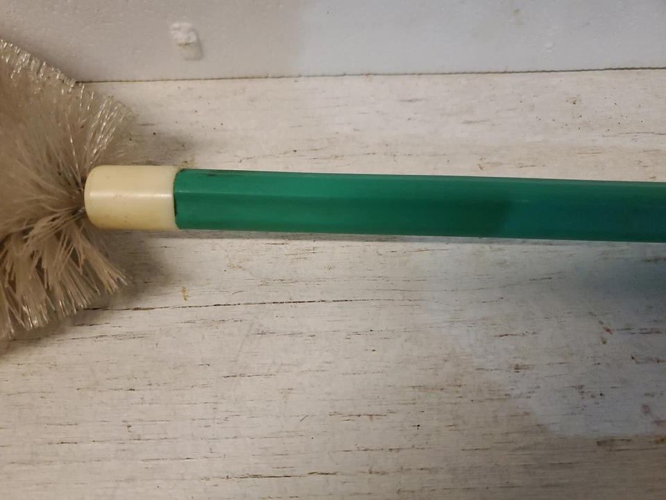 2 Rare Vintage Unused Fuller 1338 Green Plastic Lavatory Brushes Authentic Props - Image 3 of 4