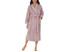 New Carole Hochman Ladies' Textured Plush Wrap Robe  Light pink, XL 