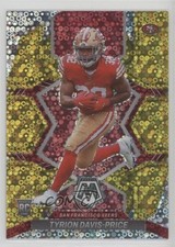 2022 Panini Mosaic Rookies No Huddle Gold Prizm 3/10 Tyrion Davis-Price 0o5t